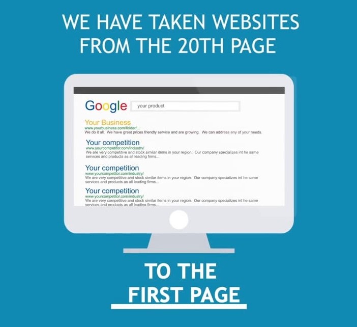 first page google